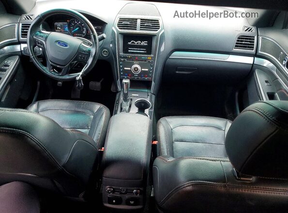 1FM5K8GT0GGC86251 2016 FORD EXPLORER Черный Вид панели приборов