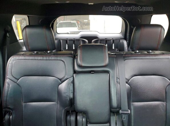1FM5K8GT0GGC86251 2016 FORD EXPLORER Черный Вид задних сидений