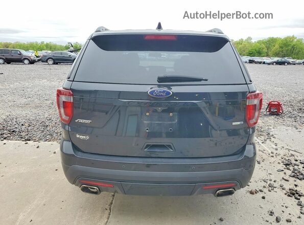 1FM5K8GT0GGC86251 2016 FORD EXPLORER Черный Вид сзади