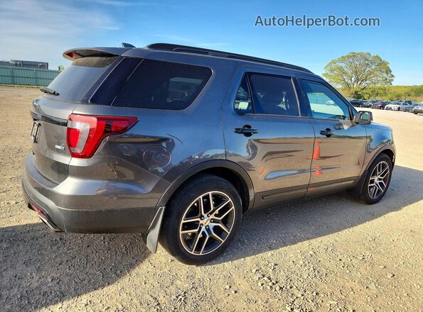 1FM5K8GT0HGD37118 2017 FORD EXPLORER Gray 