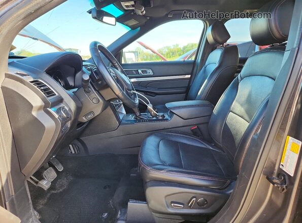 1FM5K8GT0HGD37118 2017 FORD EXPLORER Gray 