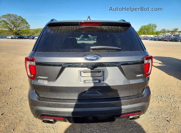 1FM5K8GT0HGD37118 2017 FORD EXPLORER Gray 