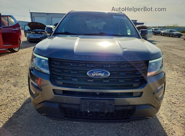 1FM5K8GT0HGD37118 2017 FORD EXPLORER Gray 