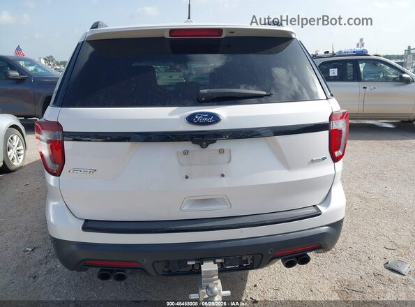 1FM5K8GT0JGA04908 2018 FORD EXPLORER White 