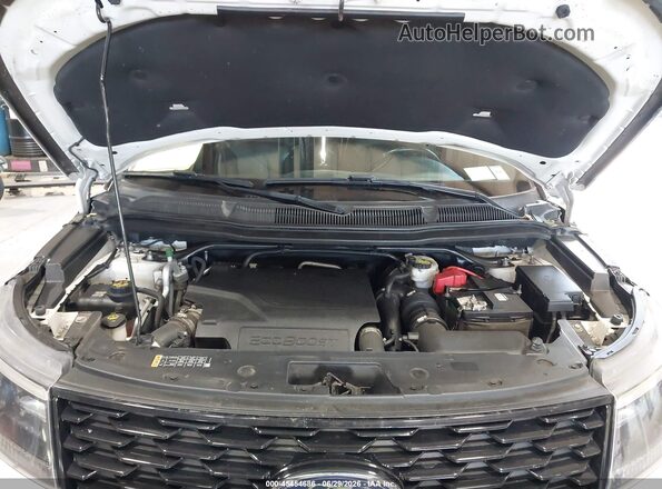 1FM5K8GT0JGC46193 2018 FORD EXPLORER White Вид ззаду