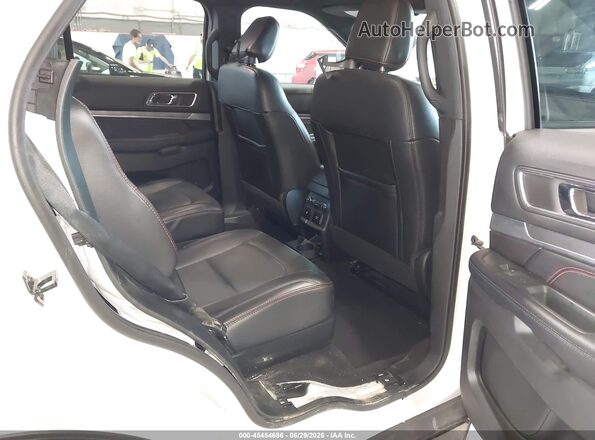 1FM5K8GT0JGC46193 2018 FORD EXPLORER White Вид наклейки з VIN-кодом