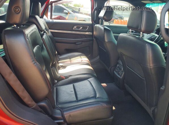 1FM5K8GT1GGC00848 2016 FORD EXPLORER Темно-бордовый Вид задней части салона