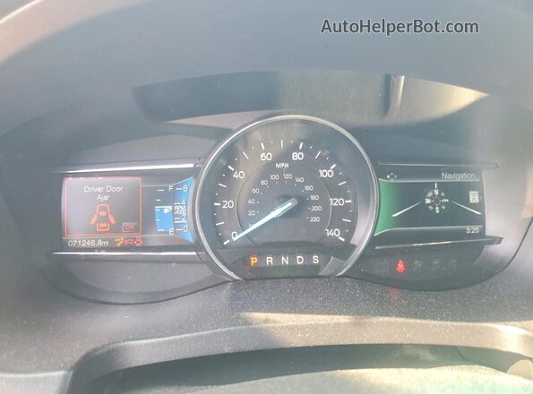 1FM5K8GT1GGC00848 2016 FORD EXPLORER Темно-бордовый Вид щитка приборов
