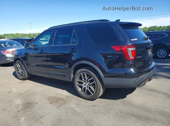 1FM5K8GT1HGA00845 2017 FORD EXPLORER Black Rear left