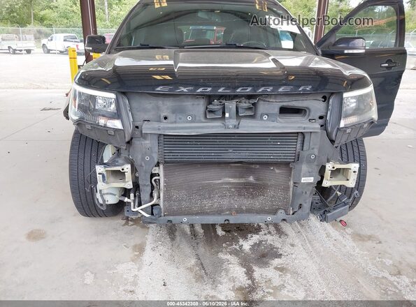 1FM5K8GT1HGD13409 2017 FORD EXPLORER Черный Вид спереди