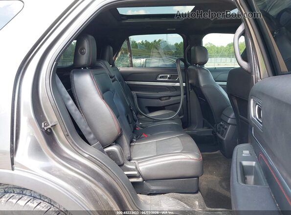 1FM5K8GT1HGD37094 2017 FORD EXPLORER Black Вид наклейки з VIN-кодом