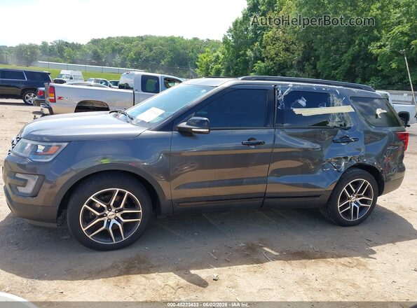 1FM5K8GT1HGD37094 2017 FORD EXPLORER Black Панорамний вид салону 360°