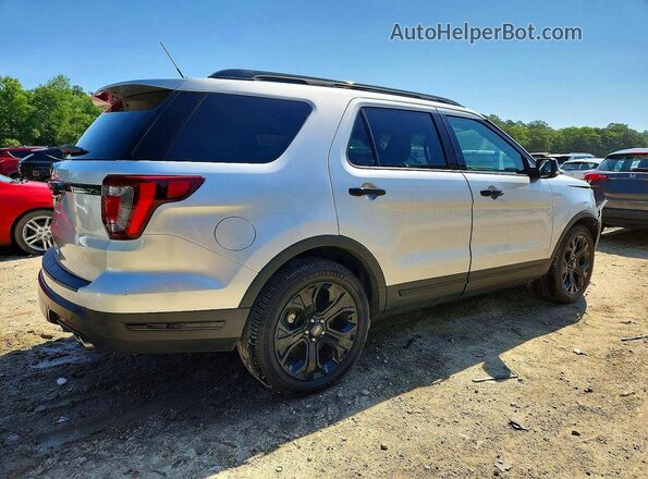 1FM5K8GT1KGA04806 2019 FORD EXPLORER Silver Tył prawy