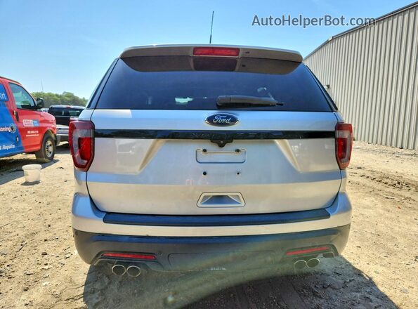1FM5K8GT1KGA04806 2019 FORD EXPLORER Silver Widok z tyłu