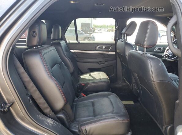 1FM5K8GT1KGA53326 2019 FORD EXPLORER Charcoal Widok wnętrza z tyłu