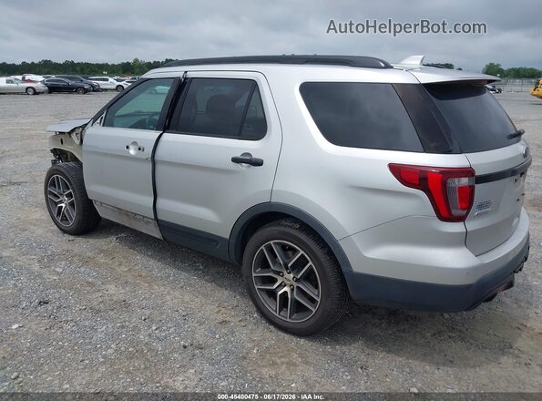 1FM5K8GT2GGD09139 2016 FORD EXPLORER Серебряный Задняя левая четверть