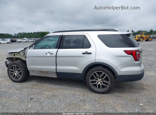 1FM5K8GT2GGD09139 2016 FORD EXPLORER Серебряный Панорамный вид салона 360°