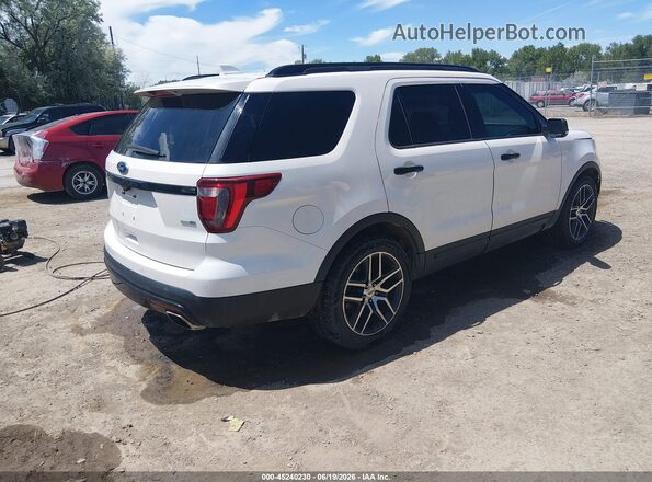 1FM5K8GT2GGD13837 2016 FORD EXPLORER White Հետևի աջ