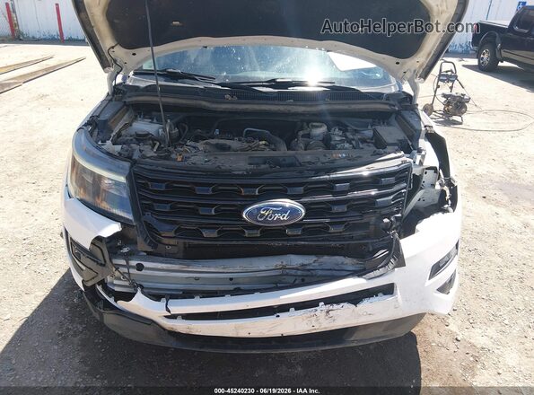 1FM5K8GT2GGD13837 2016 FORD EXPLORER White Հետևի տեսք