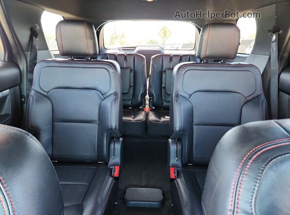 1FM5K8GT2HGC53785 2017 FORD EXPLORER Black Rear seats view