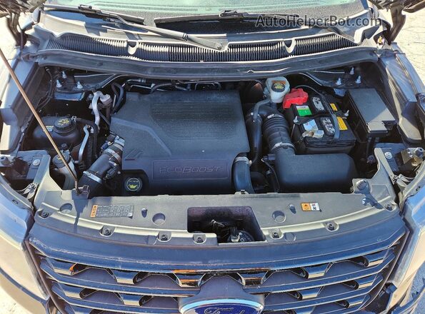 1FM5K8GT2HGC53785 2017 FORD EXPLORER Black Engine compartment view