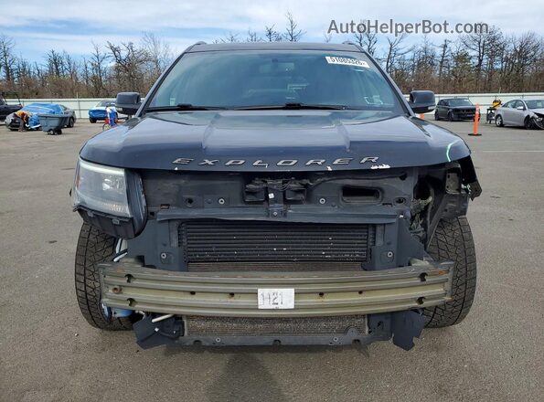 1FM5K8GT2HGC98676 2017 FORD EXPLORER Черный Вид спереди