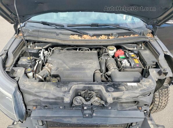 1FM5K8GT2HGC98676 2017 FORD EXPLORER Черный Вид подкапотного пространства