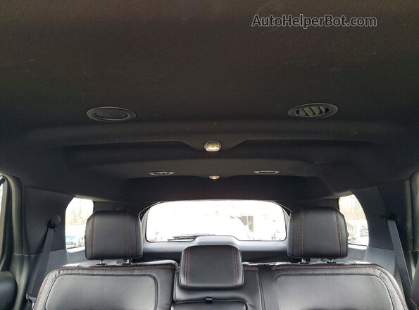 1FM5K8GT2HGC98676 2017 FORD EXPLORER Черный Вид задних сидений