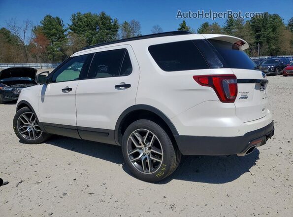 1FM5K8GT2HGD46371 2017 FORD EXPLORER White Rear left