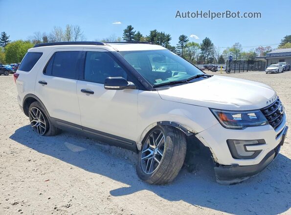 1FM5K8GT2HGD46371 2017 FORD EXPLORER White Front right