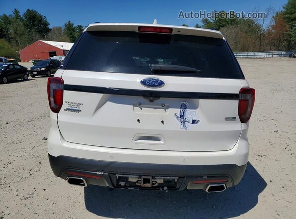 1FM5K8GT2HGD46371 2017 FORD EXPLORER White Rear view