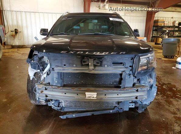 1FM5K8GT3HGA80620 2017 FORD EXPLORER Black Front view