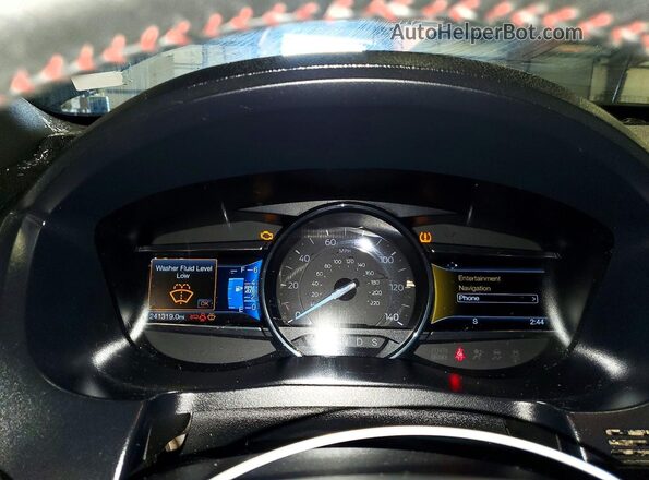 1FM5K8GT3HGA80620 2017 FORD EXPLORER Black Instrument cluster view