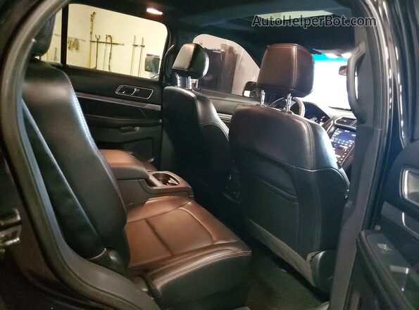 1FM5K8GT3HGA80620 2017 FORD EXPLORER Black Rear interior view