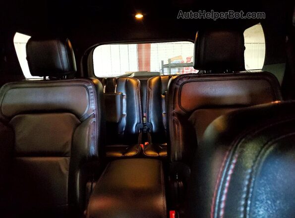 1FM5K8GT3HGA80620 2017 FORD EXPLORER Black Rear seats view