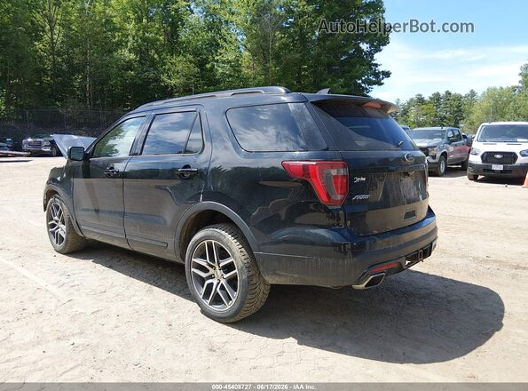 1FM5K8GT3HGE06965 2017 FORD EXPLORER Black უკანა მარცხენა