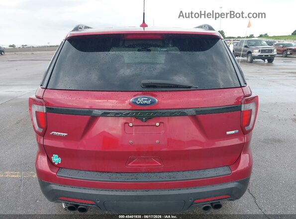 1FM5K8GT3KGA89180 2019 FORD EXPLORER Red 