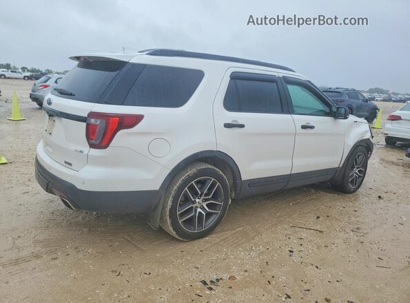 1FM5K8GT5GGA84859 2016 FORD EXPLORER White Tył prawy