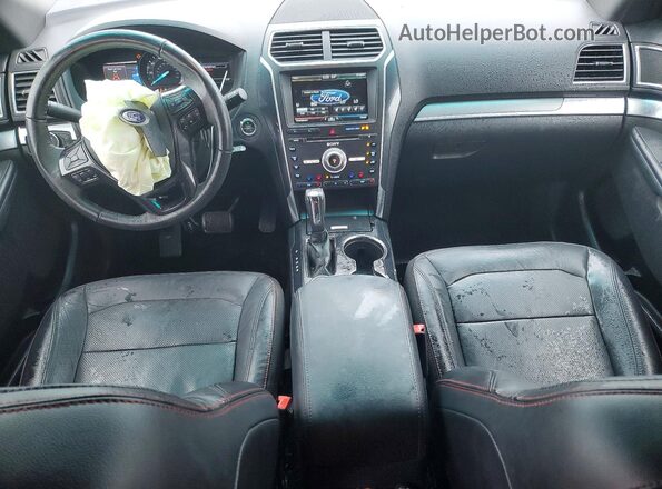 1FM5K8GT5GGA84859 2016 FORD EXPLORER White Widok deski rozdzielczej