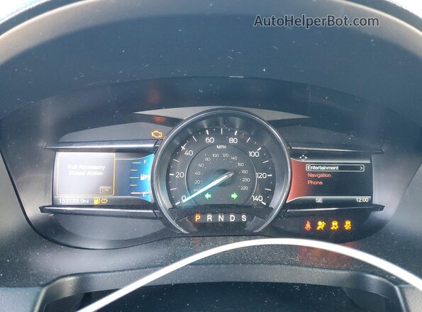 1FM5K8GT5HGA25814 2017 FORD EXPLORER Black ხელსაწყოთა პანელის ხედი
