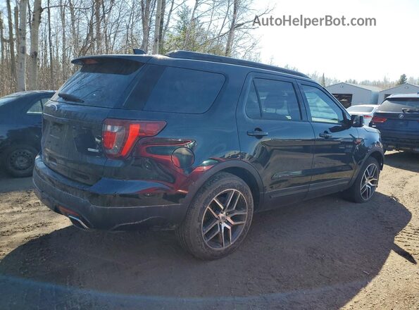 1FM5K8GT5HGA49093 2017 FORD EXPLORER Black Հետևի աջ