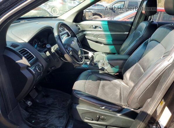 1FM5K8GT5HGA49093 2017 FORD EXPLORER Black Սալոնի դիմացի տեսք