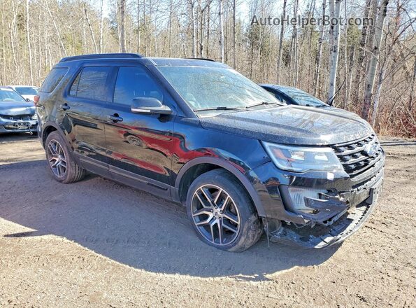 1FM5K8GT5HGA49093 2017 FORD EXPLORER Black Առջևի աջ