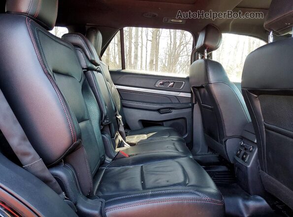 1FM5K8GT5HGA49093 2017 FORD EXPLORER Black Սալոնի հետևի տեսք