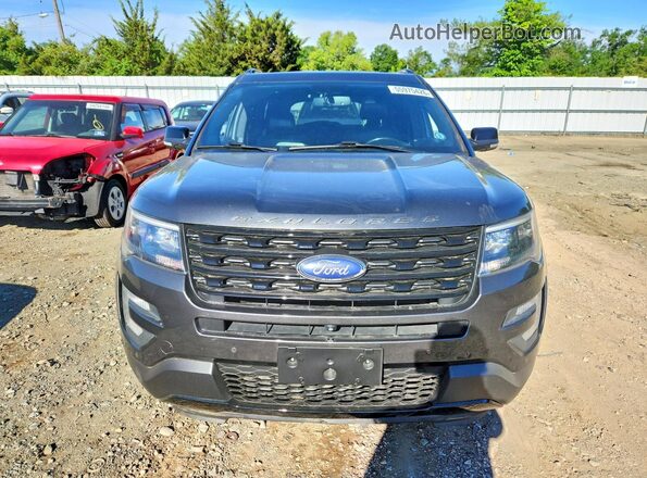 1FM5K8GT5HGD76271 2017 FORD EXPLORER Gray 