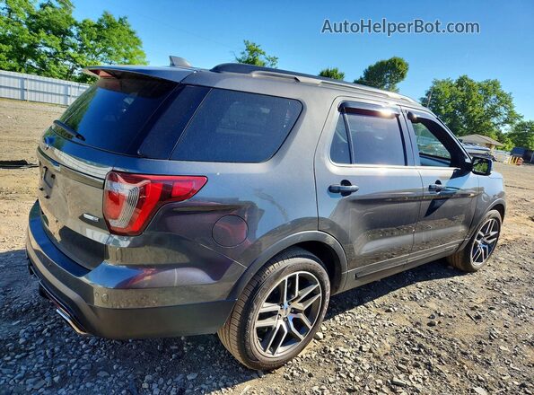 1FM5K8GT5HGD76271 2017 FORD EXPLORER Gray 