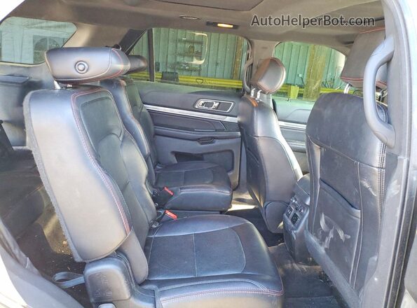 1FM5K8GT5HGE11648 2017 FORD EXPLORER Серый Вид задней части салона