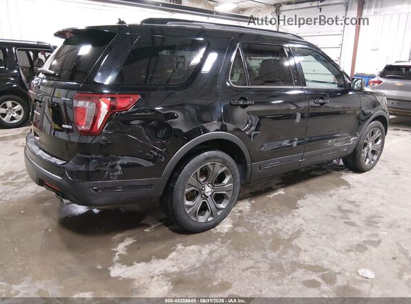 1FM5K8GT5JGA65008 2018 FORD EXPLORER Black Հետևի աջ