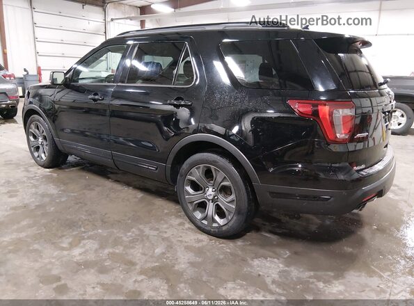 1FM5K8GT5JGA65008 2018 FORD EXPLORER Black Հետևի ձախ