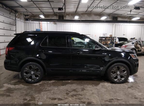 1FM5K8GT5JGA65008 2018 FORD EXPLORER Black Սալոնի հետևի տեսք